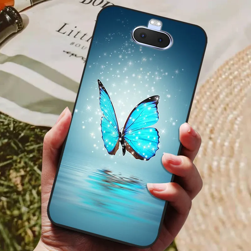 Elegant Black Soft TPU Silicone Phone Case with Bumpers