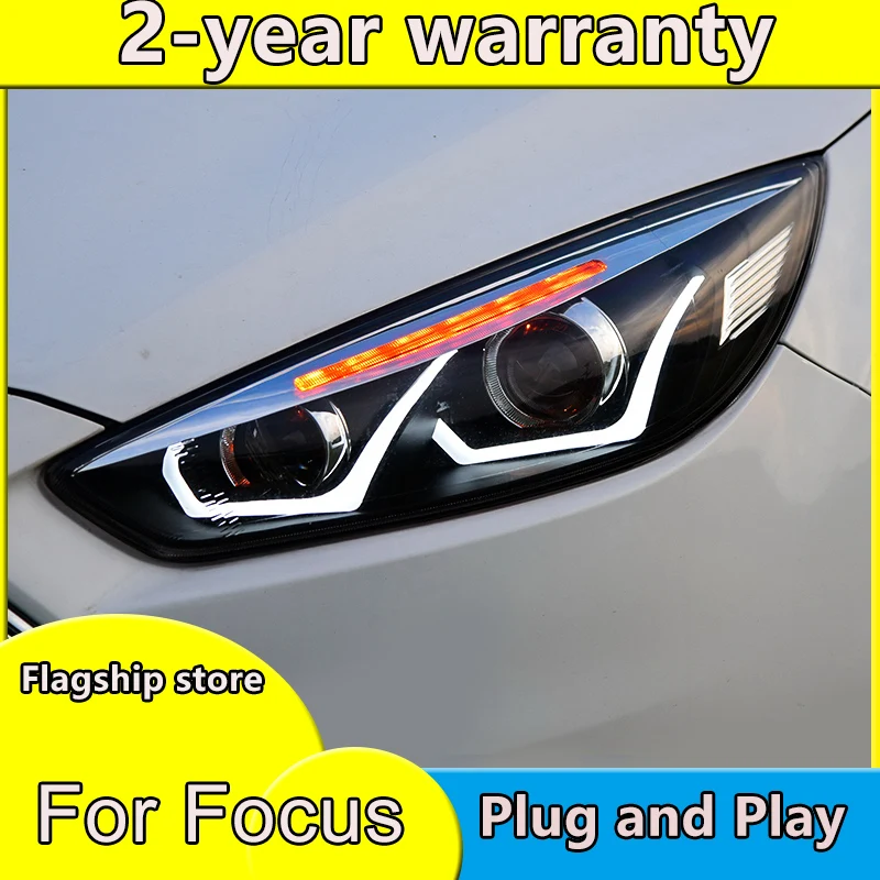Car-Styling-for-Ford-focus-Headlights-2015-2016-2017-for-focus ...