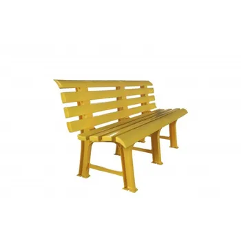 

Скамейка пластиковая для дачи со спинкой