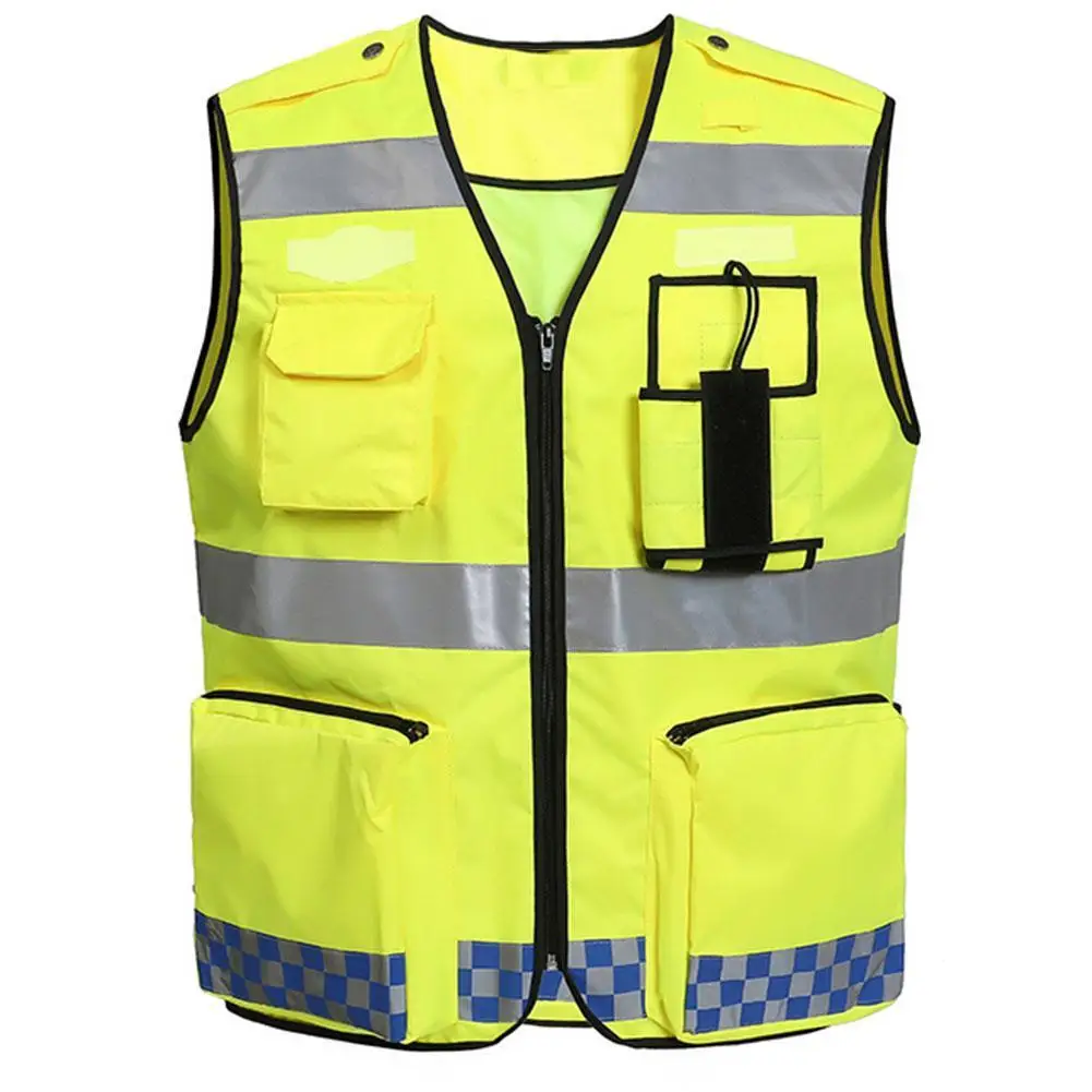 1 Pcs Security Reflective Vest Cycling Wear Reflective Safety Clothing Night Protective Vest Warning Safety Vest On Aliexpress