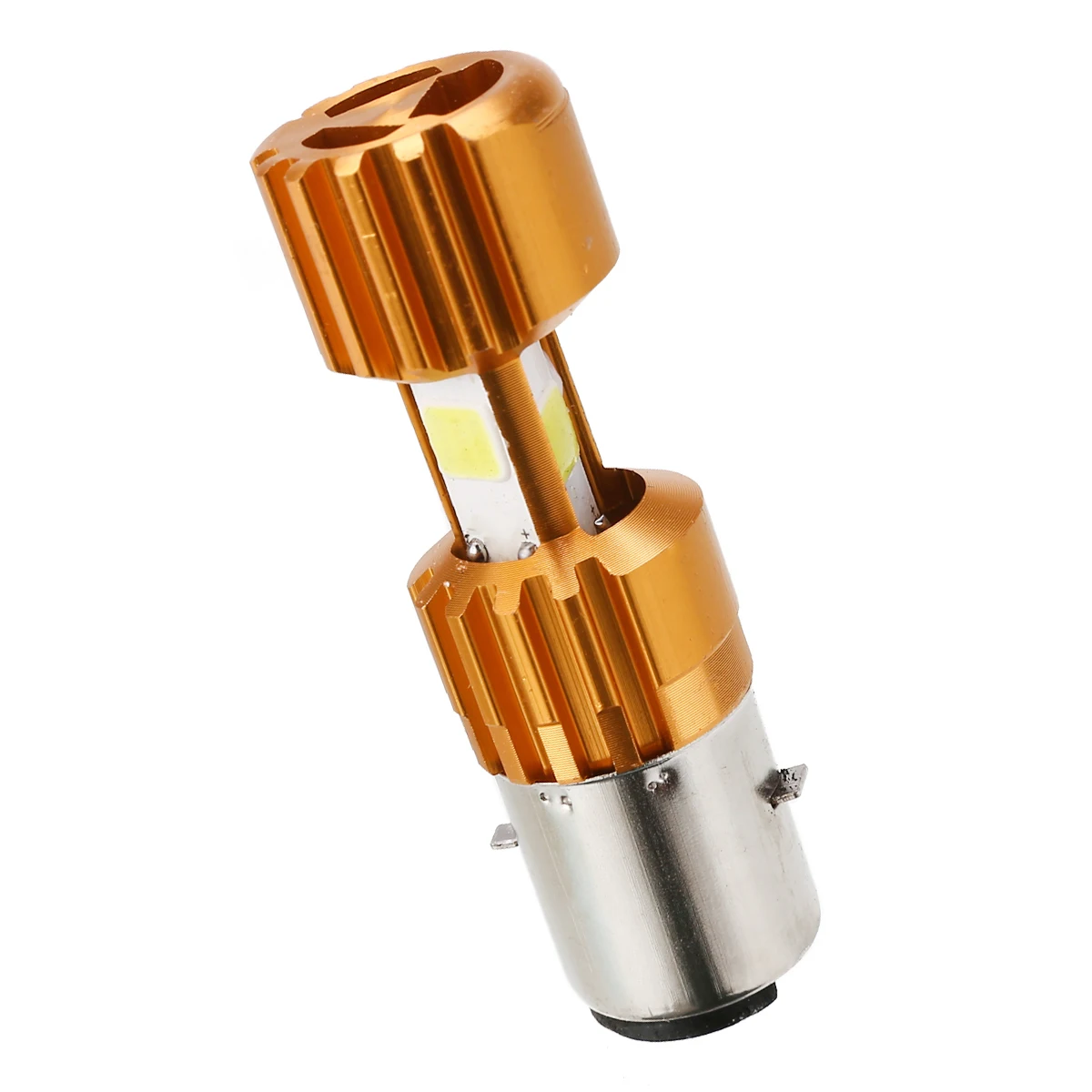 Для Honda 1PC 12V BA20D COB Белый светодиодный фонарь для мотоцикла Hi/Lo луч лампочка фары 6500K 18W Аксессуары для Moto Treyues