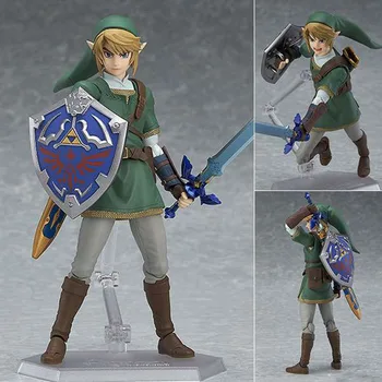 

NEW Deluxe Edition Zelda Twilight Princess Link Collection Model Action Figure toy Christmas gift doll