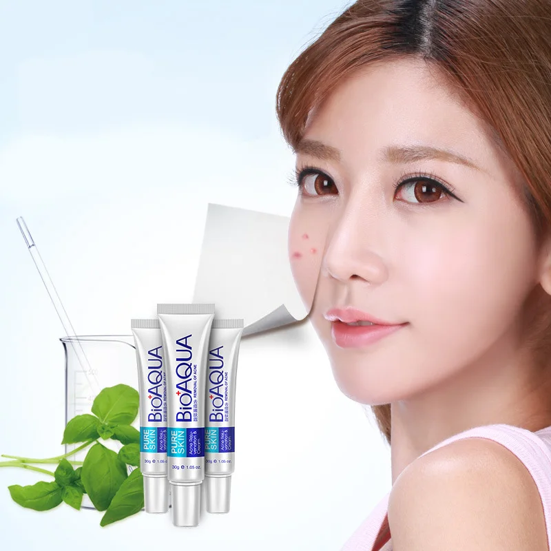 

BIOAQUA Herbal Face Cream Anti Acne Treatment Cream Herbal Scar Removal Cream Skin Acne Spots Skin Acne Scar Removal Cream