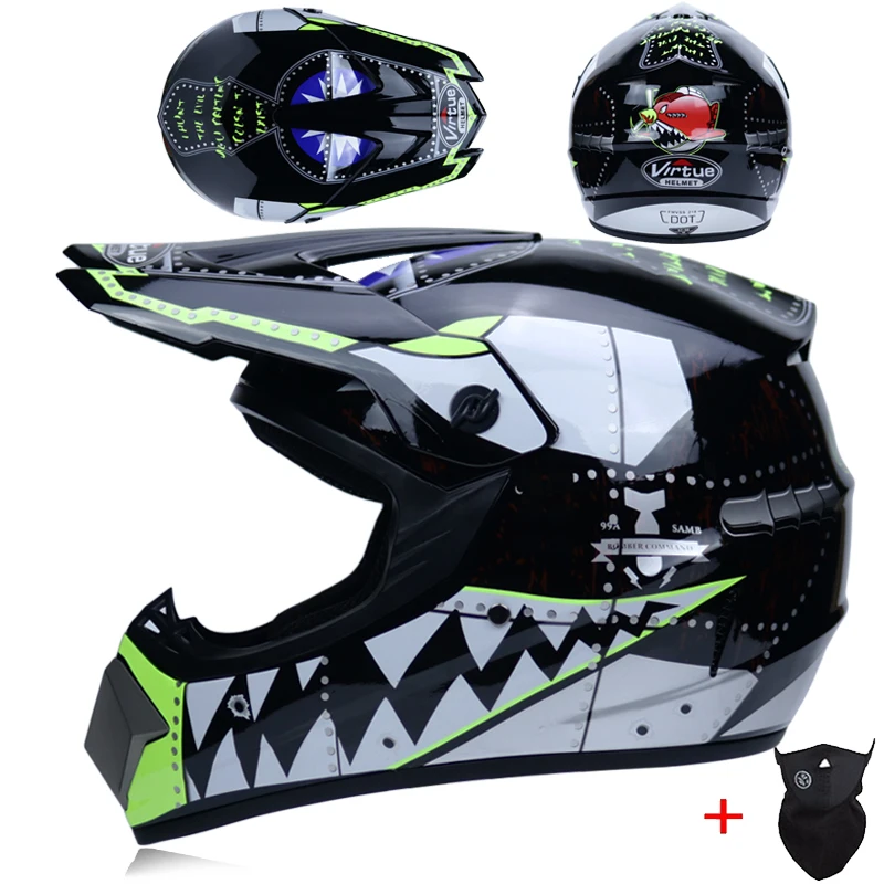 MSUEFKD Best Sell Offroad Mountain Full Face Motobiker Helmet Classic Bike MTB DH Racing Helmet Motocross Downhill Bike Helmet - Цвет: 11b