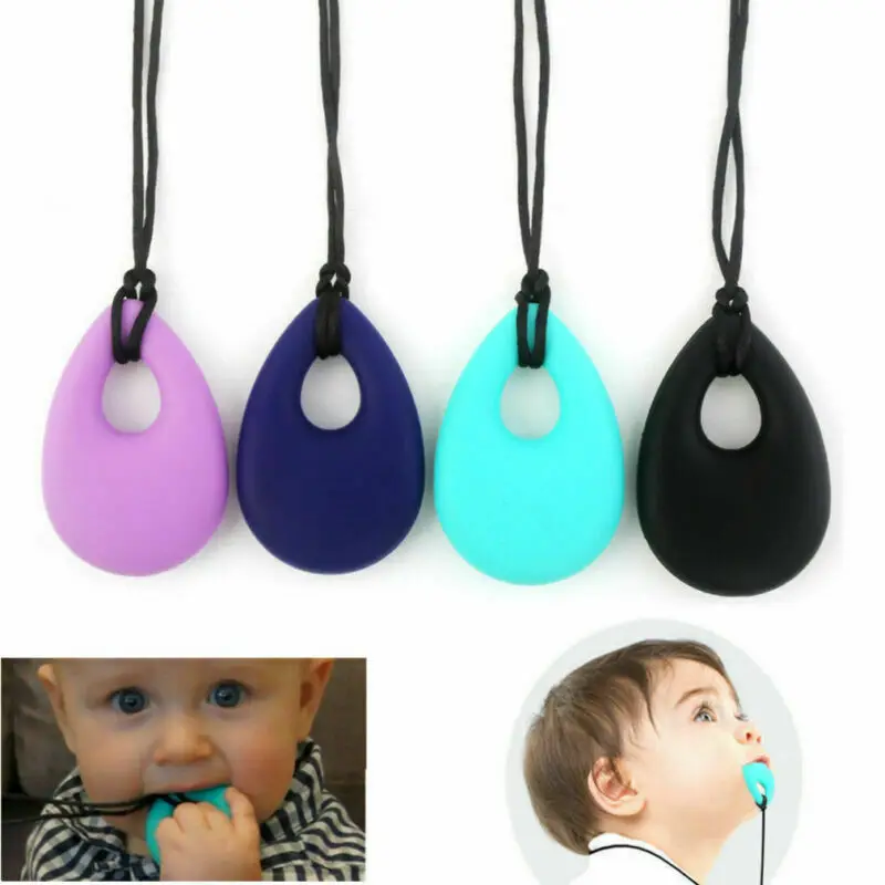Goocheer Дети Детские Chewy ожерелье против аутизма ADHD кусающие сенсорные жевательные игрушки прорезыватели