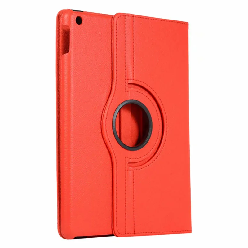 Красный Чехол для планшета с откидной подставкой для Apple IPad 10,2, чехол, вращающийся на 360 градусов, умный чехол для планшета для IPad 7th, A2197, A2198, A2200 - Цвет: Красный