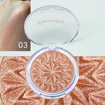 

CmaaDu 8 Colors Highlighter Palette New Baking Powder High-gloss Powder To Enhance The Shadow Repair Capacity Powder Cosmetic