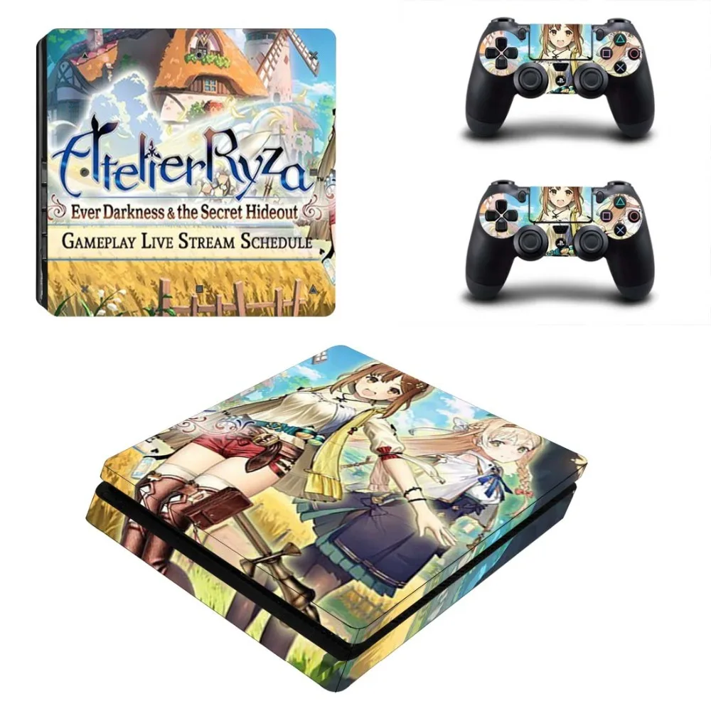 Ателье Ryza PS4 тонкая кожа Наклейка виниловая для Playstation 4 DualShock 4 консоль и контроллер PS4 тонкая кожа Наклейка s