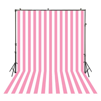 

HuaYi art fabric photography pink and white stripes decoration background backdrops for studio photoshoot photography W-3855