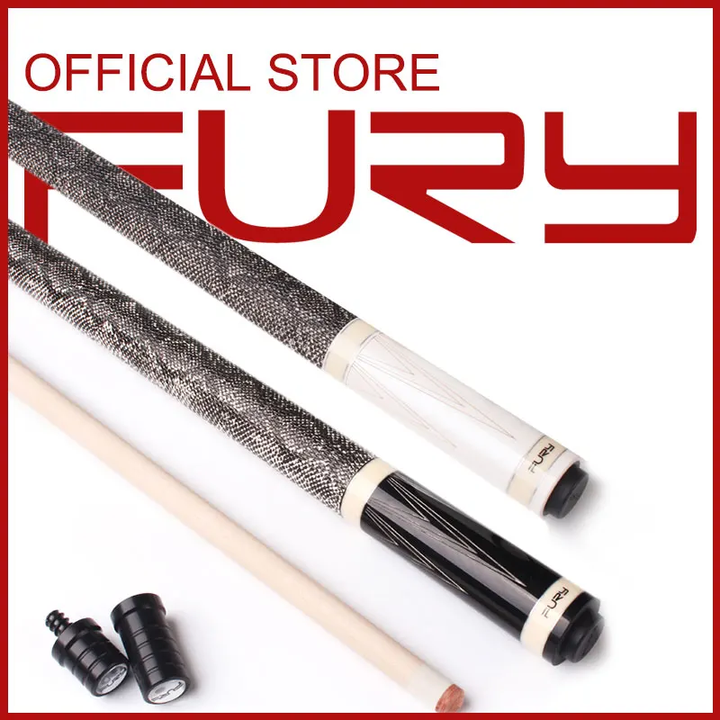 - Fury Pool Cue Stick Kit Billiard Maple Shaft Laser Carving Leather Grip Kamui Tip Super Stability Taco De Billar Professional