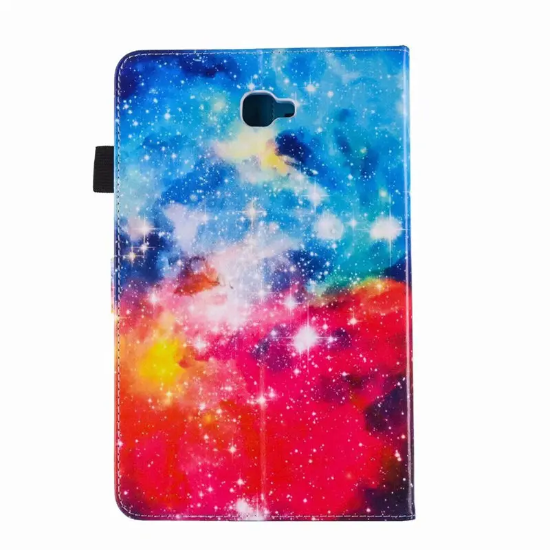 Чехол для планшета для Samsung Galaxy Tab A 10,1 T580 SM-T580 T585 10,1 дюймов смарт-чехол с рисунком кота, панды, чехол-книжка с подставкой из искусственной кожи Funda