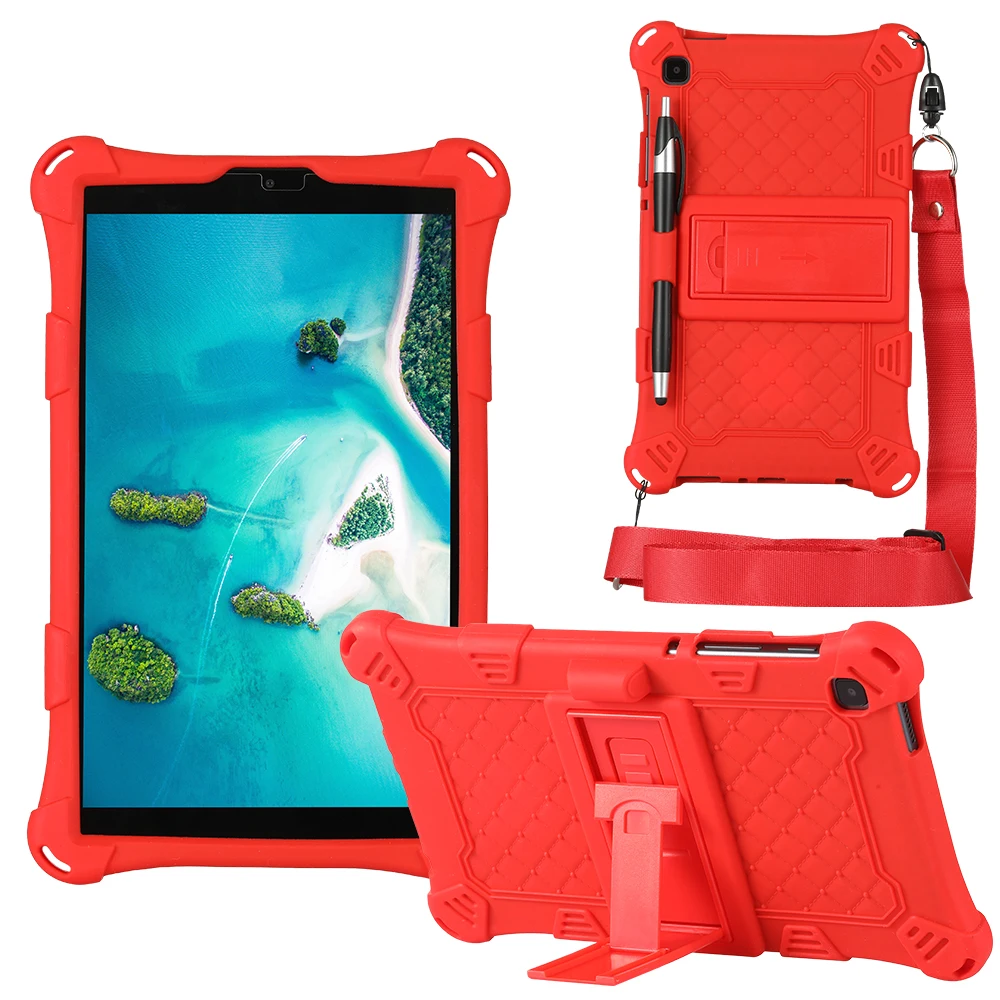For Samsung galaxy Tab A7 Lite 2021 8.7 inch case SM- T220 SM-T225 Tablet armor TPU+PC Stand Cover SM-T220 T225 | Компьютеры и офис