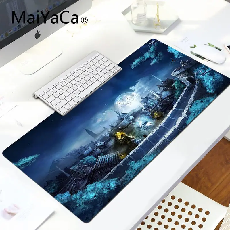 Игровой коврик для мыши MaiYaCa Lineage, удобная мышка, игровой коврик, защелка для мыши