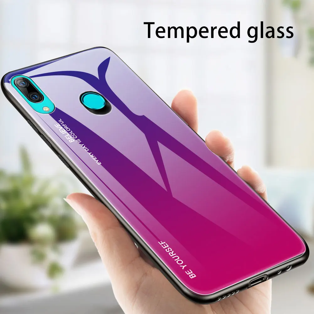 Чехол для телефона Huawei P Smart Z чехол с градиентом закаленное стекло силиконовая