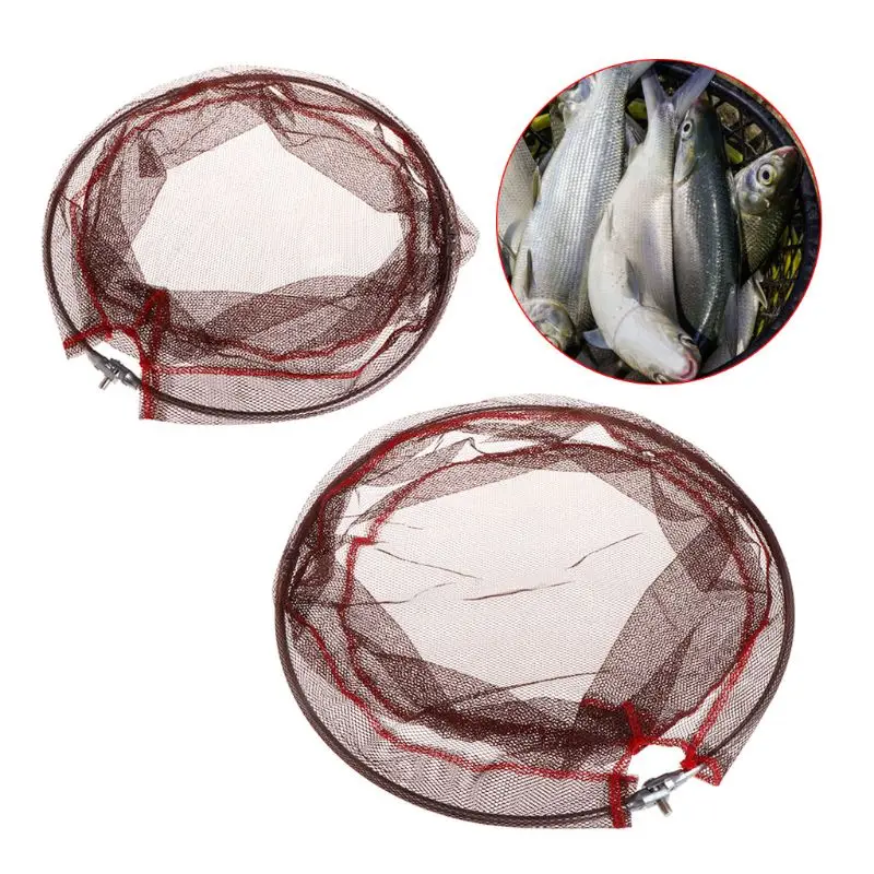 Fishing Net Mesh Bag Silicone Landing High Density Tackle Accessories 35/40cm Portable | Спорт и развлечения
