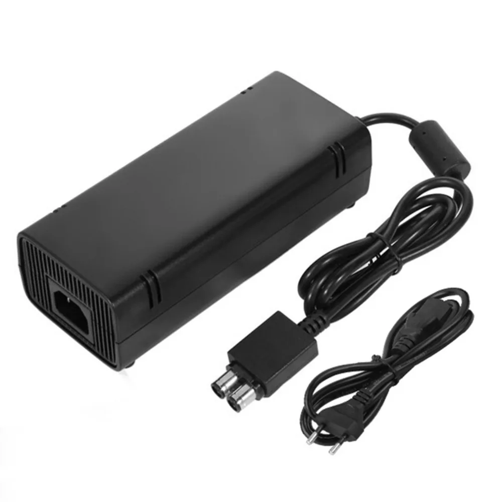 Мини герметичный AC кирпич адаптер питания для Microsoft Xbox 360 Slim с зарядным кабелем 135
