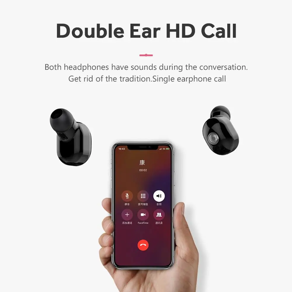 M2T TWS Mini Wireless Bluetooth Earphone 5.0 Sports Stereo Earbud Headset with Mic for Samsung iPhone Huawei Accessories