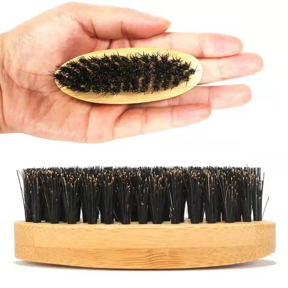 Beard Care For Men Mini Small Oval Black Bristle Nanzhu Log Color Beard Brush Oval Bristle Moustache Brush More Convenient Small Beard Care For Men Mini Small Oval Black Bristle Nanzhu Log Color Beard Brush Oval Bristle Moustache Brush More Convenient Small
