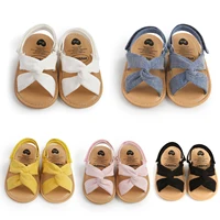 Citgeett Summer 0-18M Baby Girl Shoes Toddler Flats Sandals Soft Sole Anti-Slip First Walker Shoes 1