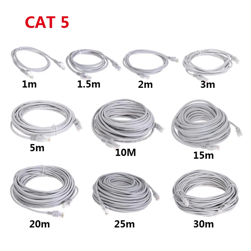Ultra-High-Speed Cat8 Ethernet LAN Network Cable - Premium Patch Cord for Optimal Internet Connectivity, Various Lengths Available