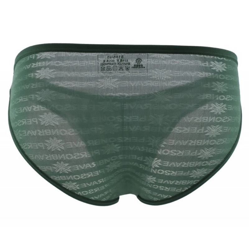 hot Brave Person Underwear Men's Briefs Transparent Mesh Sexy Underpants men's printed briefs jockstrap gay