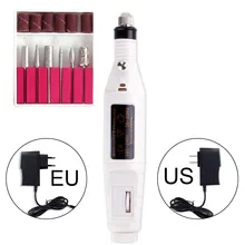 1 комплект профессиональная электрическая дрель для ногтей маникюрный набор ручка для ногтей педикюрная пилка для ногтей набор инструментов для удаления геля Керамический Резак