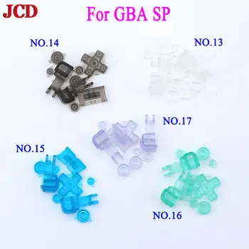 

JCD 10SET New Multicolor For Nintendo for GameBoy Advance SP for GBA SP Buttons SET Full R L A B D-Pad high quality Button part