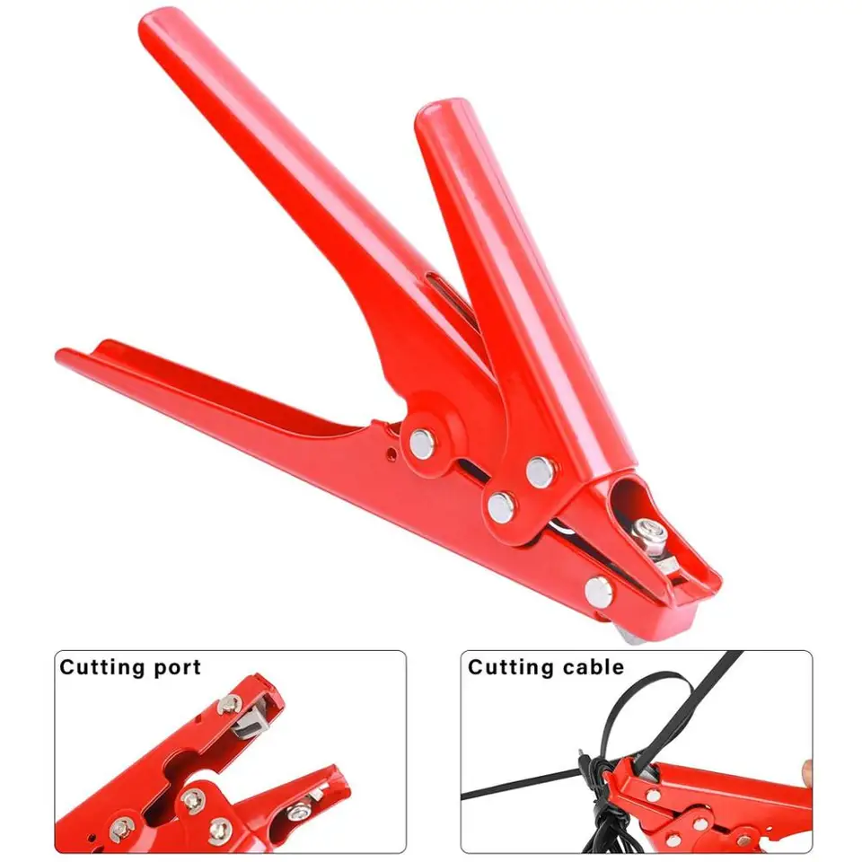 Kinee Kabelbinder-Zange LS-519 – Für Kabelbinder Von 2,4 Bis 9,0 Mm, Mit Stufenloser Spannungseinstellung