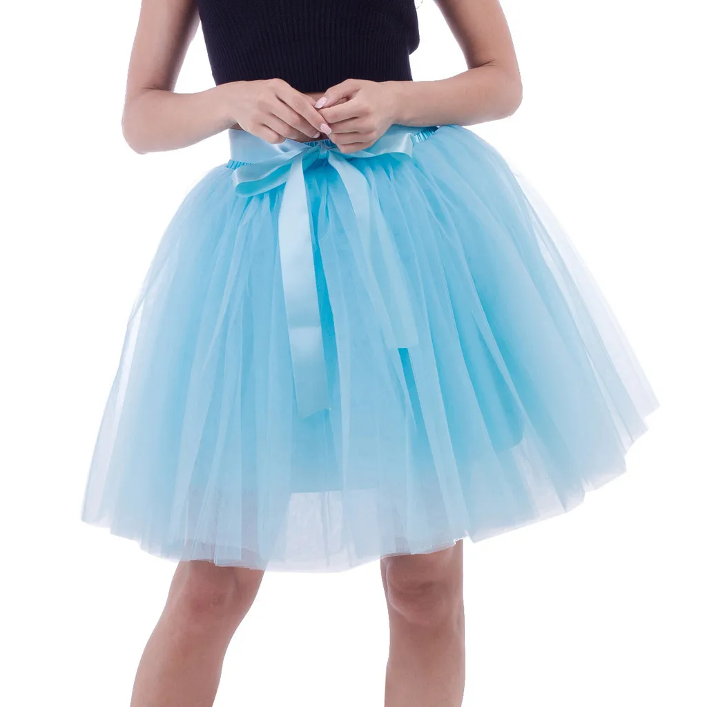 JAYCOSIN Женская Высококачественная короткая юбка из плиссированной газовой ткани, юбка-пачка для взрослых, юбка для танцев, модная юбка из полиэстера с высокой талией