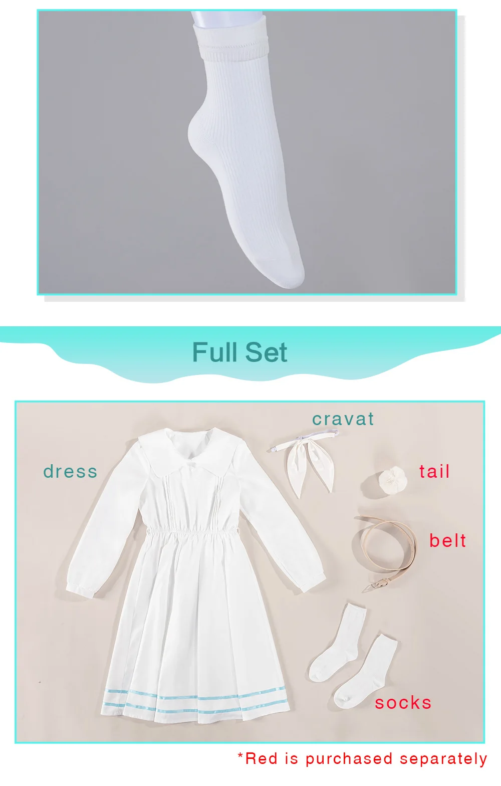 WOWO U Uwowo Anime Beastars Haru Cosplay Costume Uniform White Rabbit Animal Cute Dress Girl Senpai Outfits -Zentai shop online H9dff7f5e588c4514a6f8bc277a77a8abe.jpg