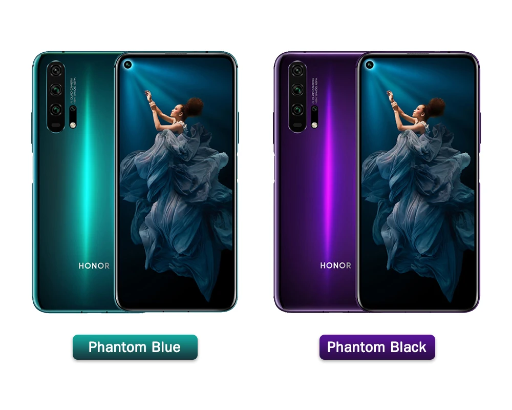 Honor 20 pro мобильный телефон полный экран AI камера Kirin 980 Восьмиядерный отпечаток пальца ID NFC Android 9