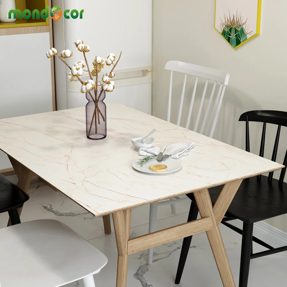Self Adhesive Ceramic Tile Wall Stickers Waterproof Floor Wallpapers Art Floor Sticker Kitchen Decor Film Ground Contact Paper