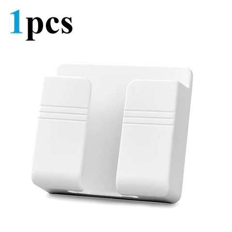 Mounted Organizer Air Conditioner TV Remote Control Storage Box Mobile Phone Plug Holder Multifunction USB Charging Stand
