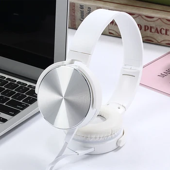 

New Portable Wire Headphones Bluetooth Stereo Foldable Headset Audio Mp3 Adjustable Earphones with Mic for Music
