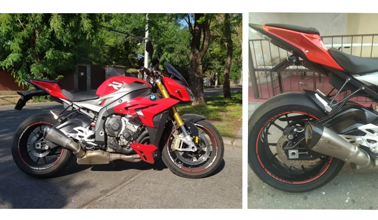 60 мм/65 мм Akrapovic S1000 S1000RR модифицированный глушитель съемный S1000 модифицированный Скорпион выхлопная труба 2010- год