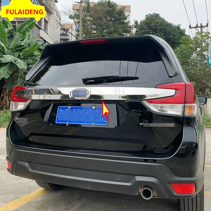 Для Subaru Forester собачка из нержавеющей стали задние крышки багажника литые накладки аксессуары для стайлинга автомобилей