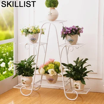 

Pour Plante Terrasse Balcone Varanda Decorative Metal Saksisi Decoration Exterieur Balcony Stand Balkon Flower Plant Shelf
