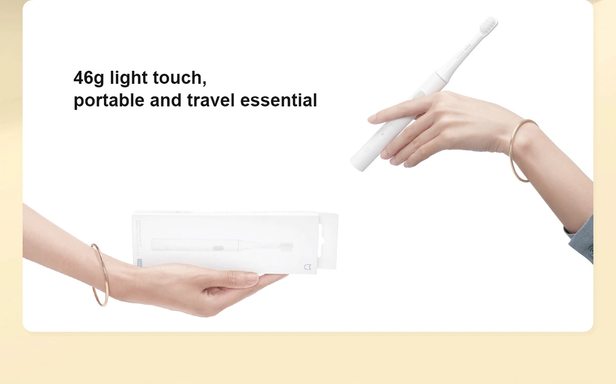 Xiaomi mijia T100 звуковая электрическая зубная щетка для взрослых Водонепроницаемая ультра звуковая автоматическая зубная щетка с зарядкой от USB