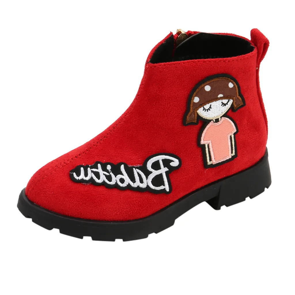 SAGACE/милые детские ботинки принцессы кожаные теплые кроссовки для девочек