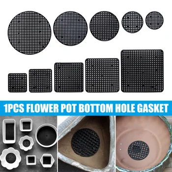 

Plastic Flower Pot Bottom Hole Mesh Potted Plant Prevent Soil Loss Net Tools Black XH8Z
