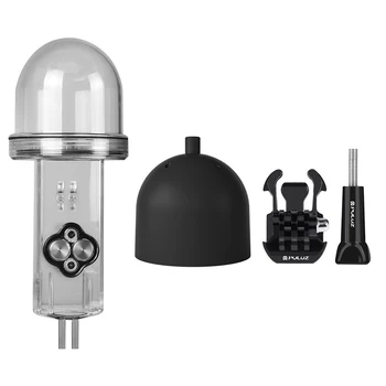 

PULUZ Waterproof Case for DJI Osmo Pocket 60M Waterproof Osmo Pocket Underwater Box Dive Case with Black Silicone Dome Protectiv