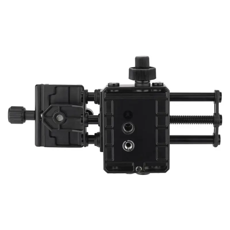 

Macro Focusing Rail 4-Way Adjustment Aluminum Alloy Close-up Work Tilt-Shift Macro-Photography