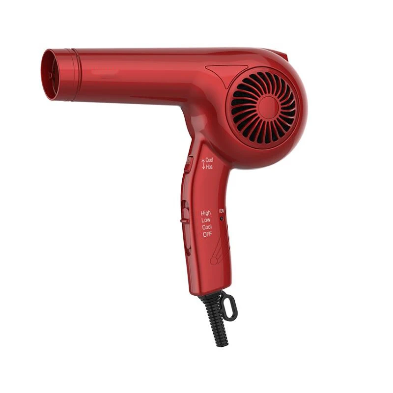 Red hair dryer Фен для волос с отрицательными ионами и горячим и холодным воздухом, фен для волос с высокой мощностью - Цвет: Red hair dryer