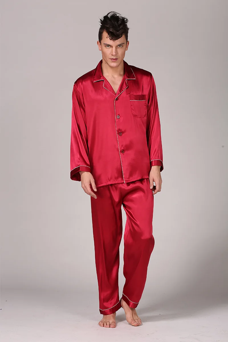 Men Nightwear Long Sleeve Sleeping Suit in red | Night Dress for Man and Woman, Night Dress for Man, Men Night Dress, Sleepwear for Men, Men"s Nightwear Set, Men's Night Suit Karachi