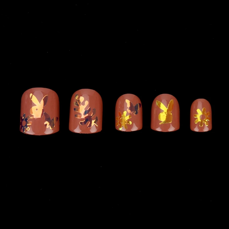 16Sheet/Pack DIY Nail Art Flame Nail Stickers Thin Laser Fire Nail Sticker Decals Manicure 3D Nail Art Decorations