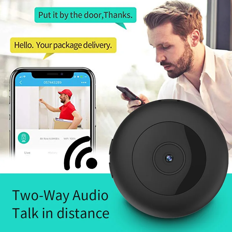 Wifi мини камера HD 1080P видео рекордер Водонепроницаемый подарки Инфракрасное Ночное Видение Детектор движения дорожная Видеокамера фотография