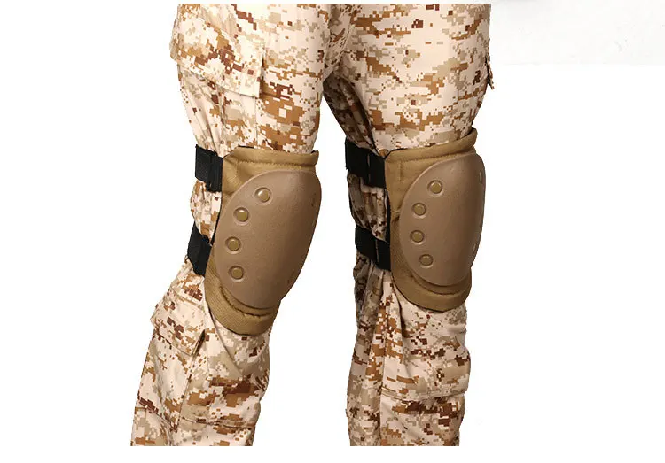 Tactical Airsoft Protection Knee Pads Military Knee Elbow Pads Ski