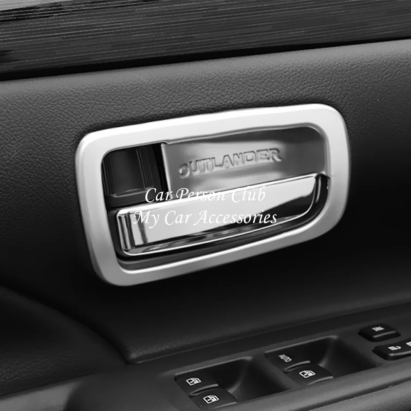 Крышка крышки чаши для внутренней двери обшивки рамы Mitsubishi Outlander 2013 2020 ABS