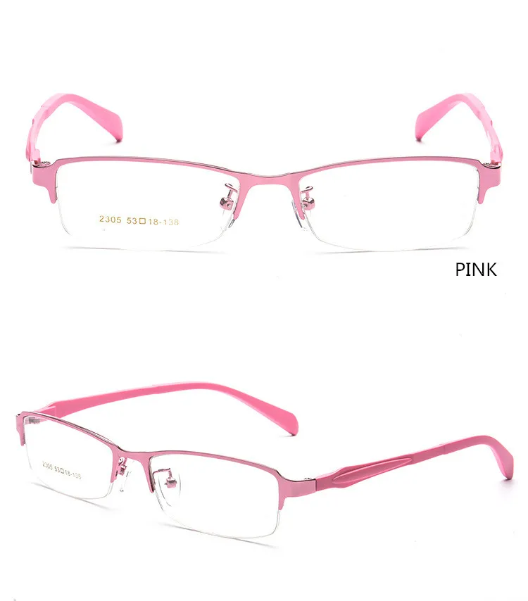 Myopie lunettes cadde mode demi-cadre carre lunettes налет lunettes cadre nouveau lunettes cadre femmes modules