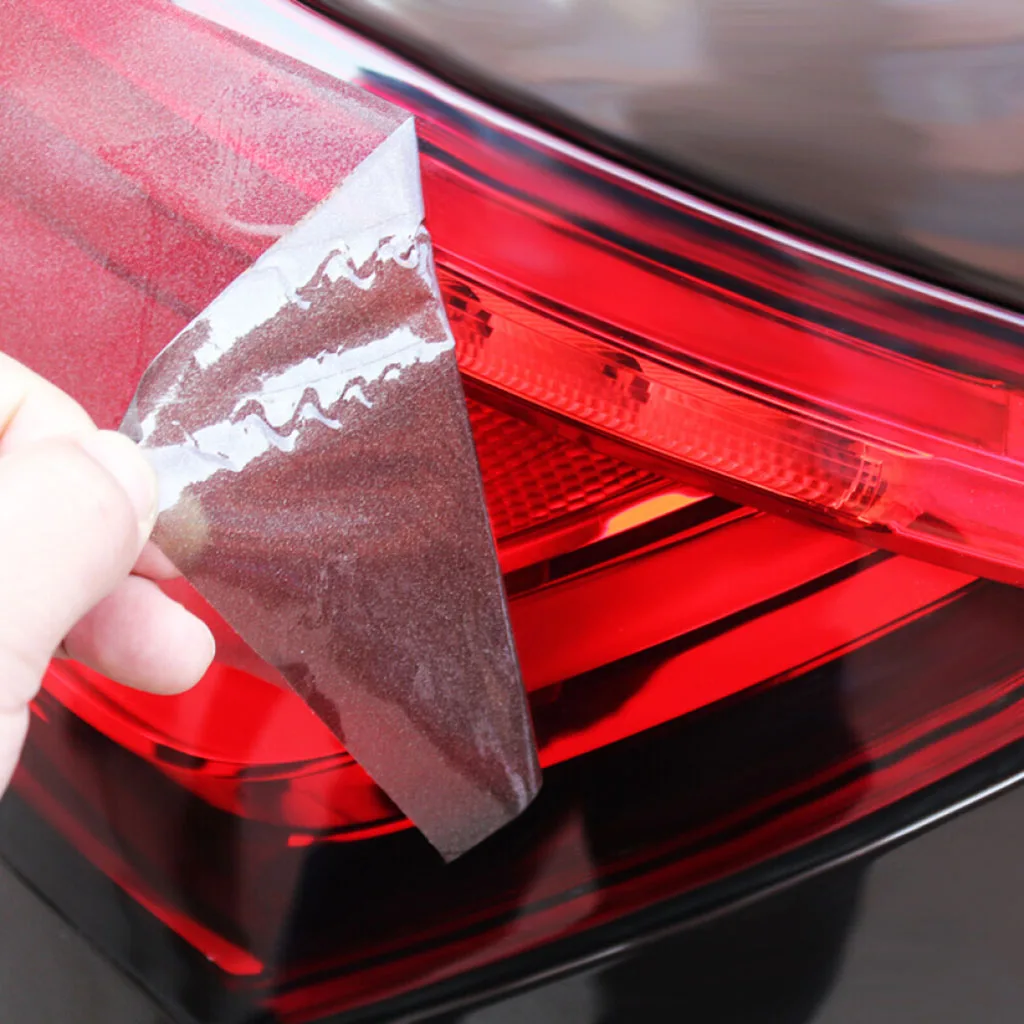 Light Black Headlight Taillight Vinyl Tint Wrap 12 x 40 Inch Roll  Tinting Wrap DIY Decals for Cars Moto